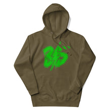 Load image into Gallery viewer, 35 “2nd Edition” Slime Green logo Unisex Hoodie
