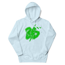 Load image into Gallery viewer, 35 “2nd Edition” Slime Green logo Unisex Hoodie
