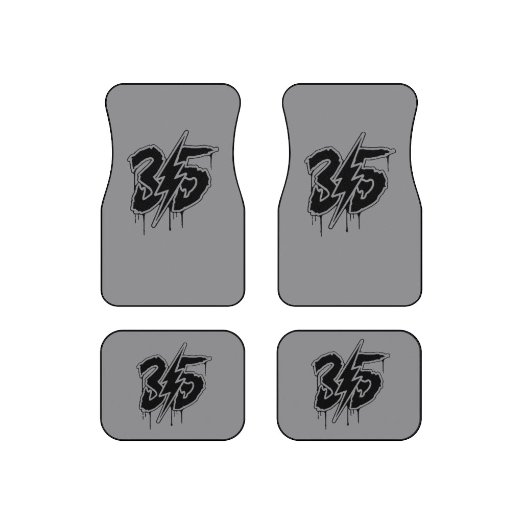 35 Black Logo Car Mats (Set of 4)