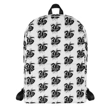 Load image into Gallery viewer, 35 Black Logo All Over Backpack
