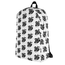 Load image into Gallery viewer, 35 Black Logo All Over Backpack
