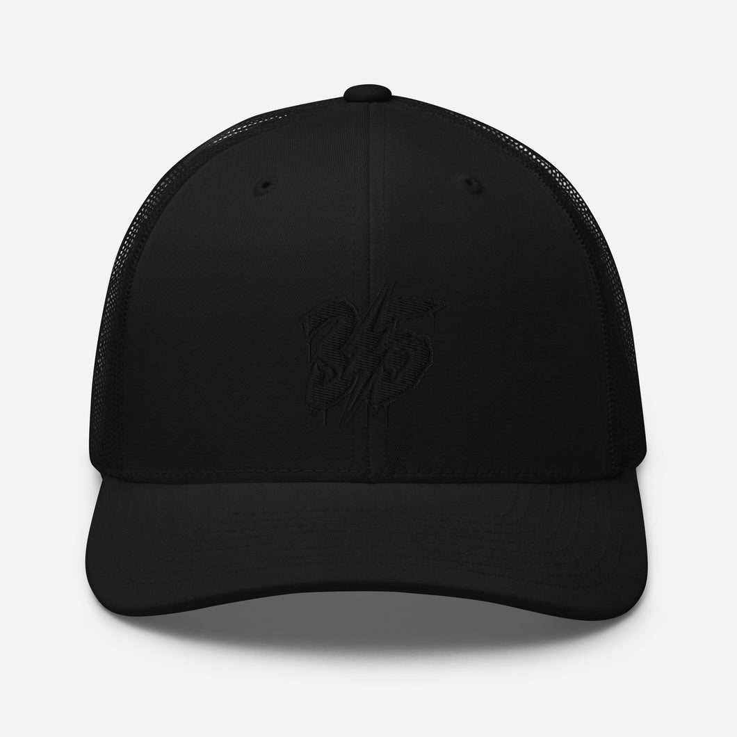 35 Black Logo Trucker Cap