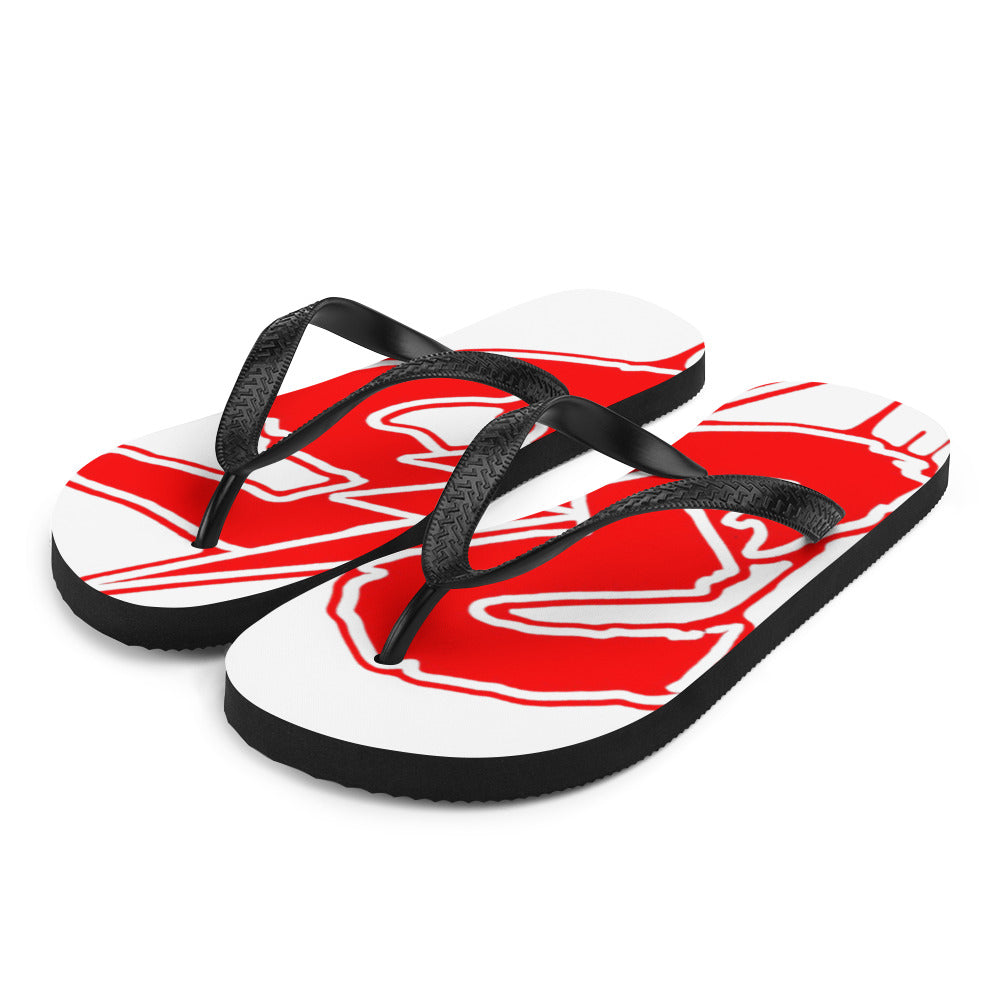 35 Red Logo Flip-Flops