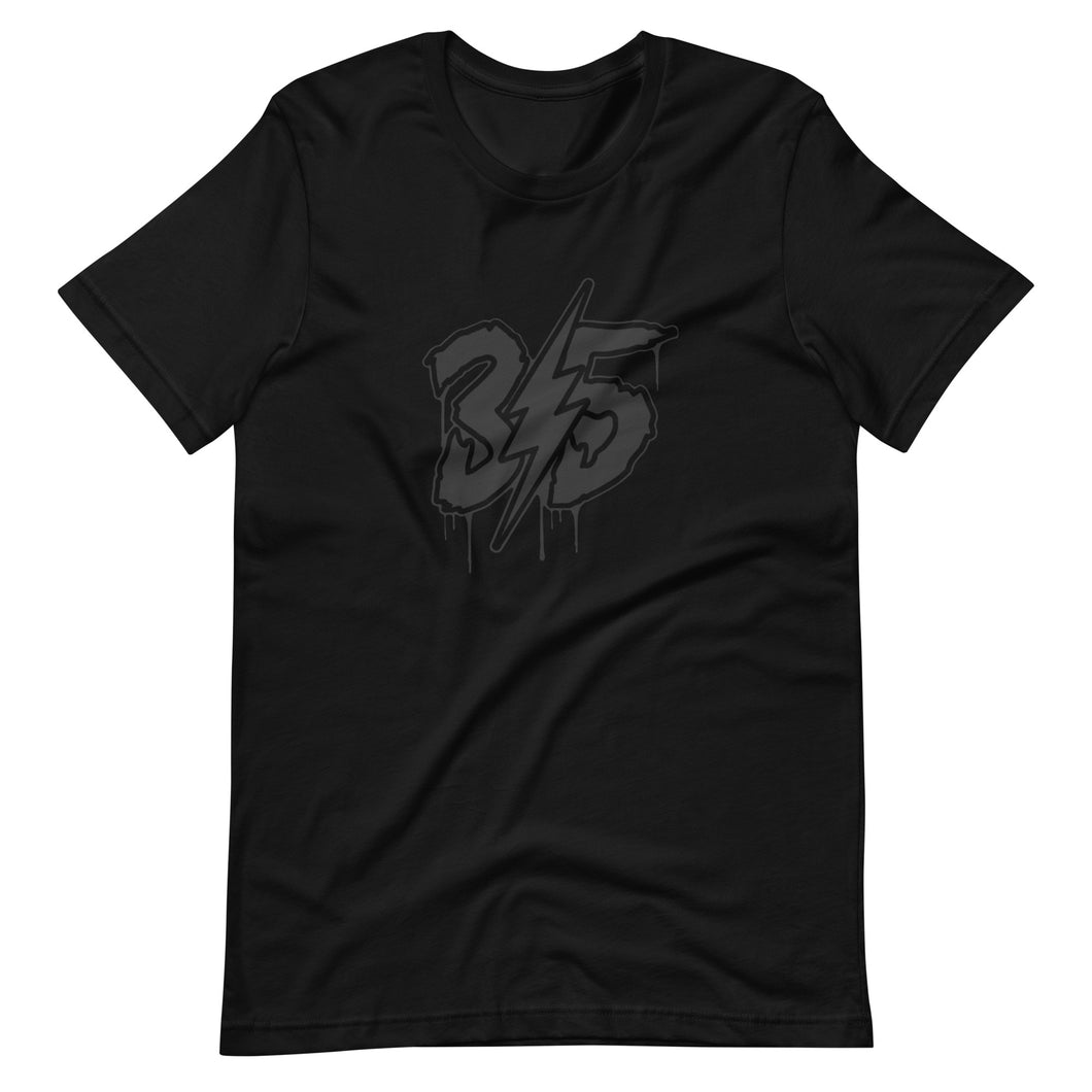 35 Black Logo Unisex t-shirt